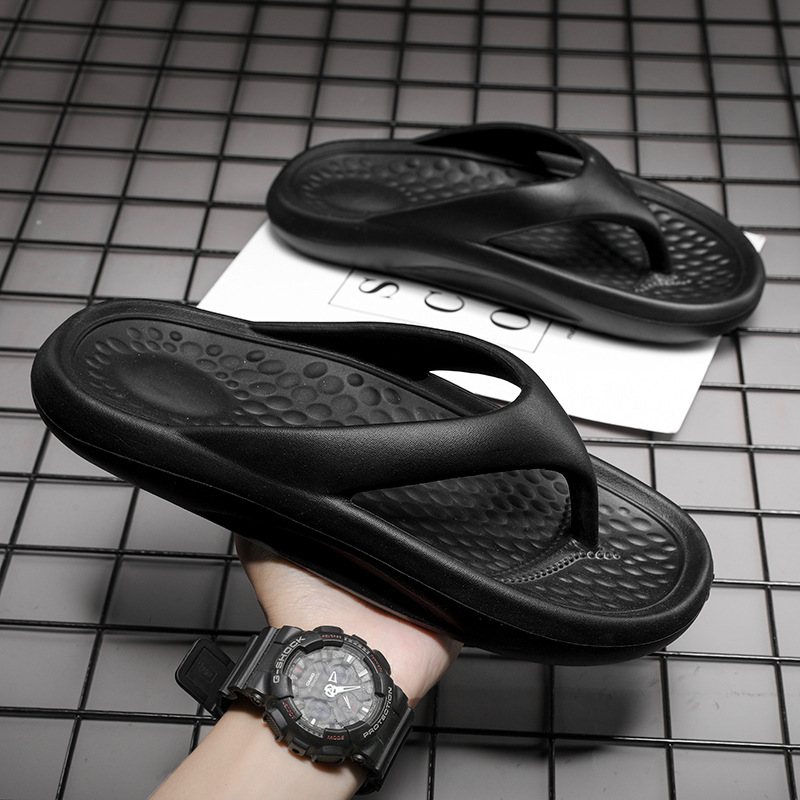 Flip Flops Herr Sommar Nypa Utomhus Eva Casual Platt Botten Mjuk Tidvatten Par Sandaler Tofflor Skor Strandskor