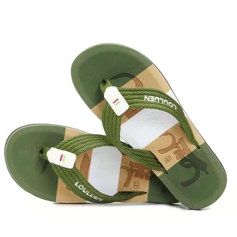 Flip Flops Herr Strandtofflor Sommar Halkfria Stor Storlek