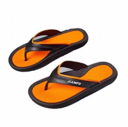 Flip Flops Sommartrend Par Halkfria Casual Herrmode Sandaler Tofflor Skor