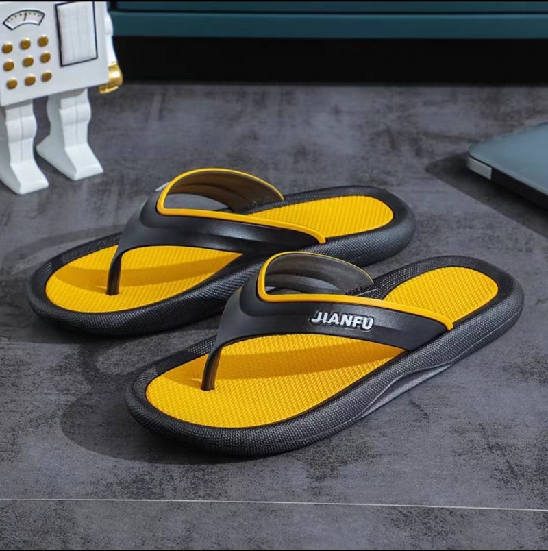 Flip Flops Sommartrend Par Halkfria Casual Herrmode Sandaler Tofflor Skor