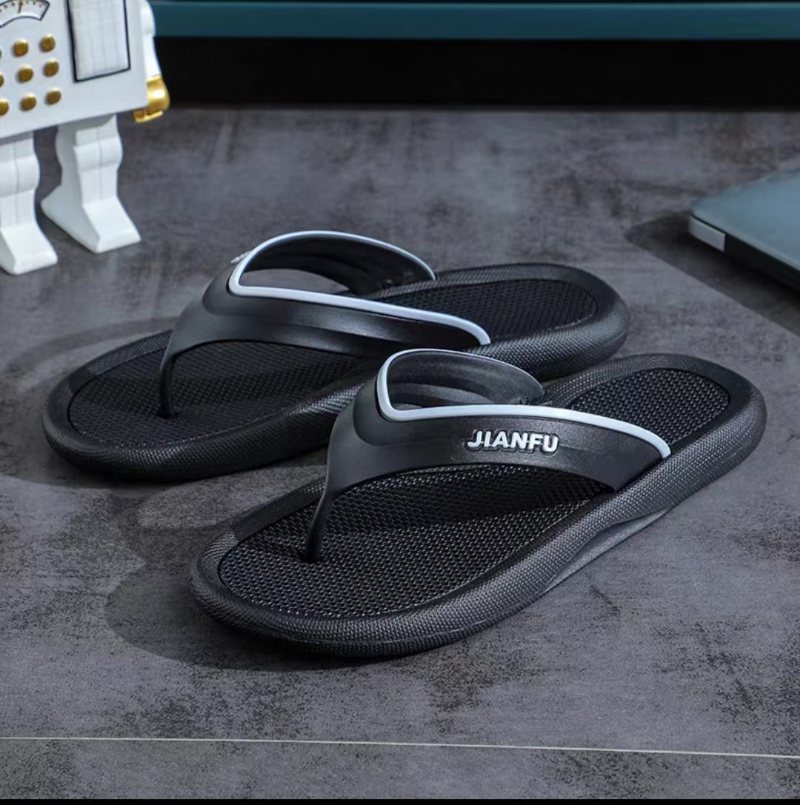 Flip Flops Sommartrend Par Halkfria Casual Herrmode Sandaler Tofflor Skor