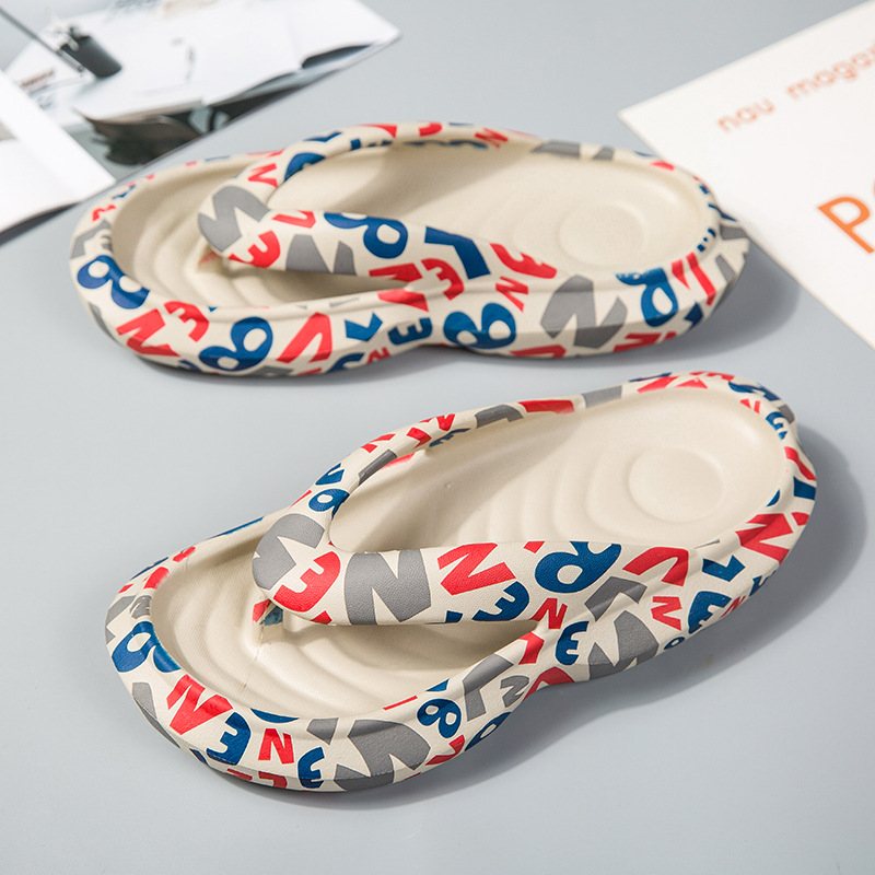 Flipflops Utomhustofflor För Män Sommarmode För Män För Män Sandaler För Personlighetsöverföring Tofflor Strandskor