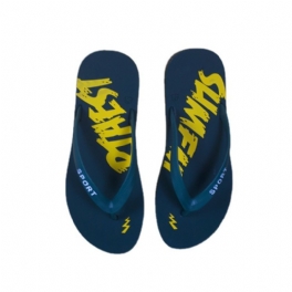 Mode Mäns Flip-flops Halkfria Trend Strandskor Sommar Herr Flip Flop Sandaler Tofflor Skor Hem