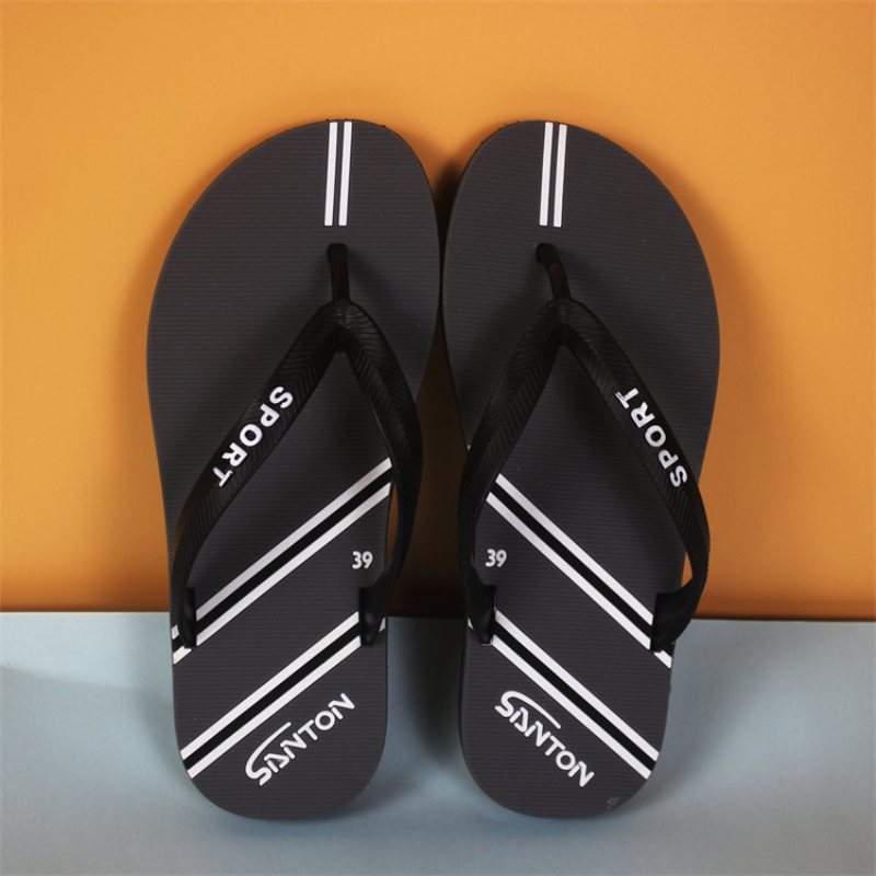 Mode Mäns Flip-flops Halkfria Trend Strandskor Sommar Herr Flip Flop Sandaler Tofflor Skor Hem