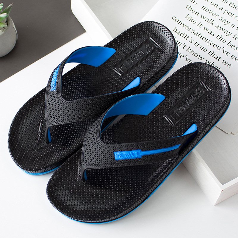 Nya Sommar Strandflip Flops För Män Pvc Halkfria Sandaler Tofflor Skor Herr Strandskor