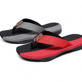 Nya Sommarflip Flops Herr Utomhus Strandsandaler Tofflor Skor Trend Halkfria Sandaler