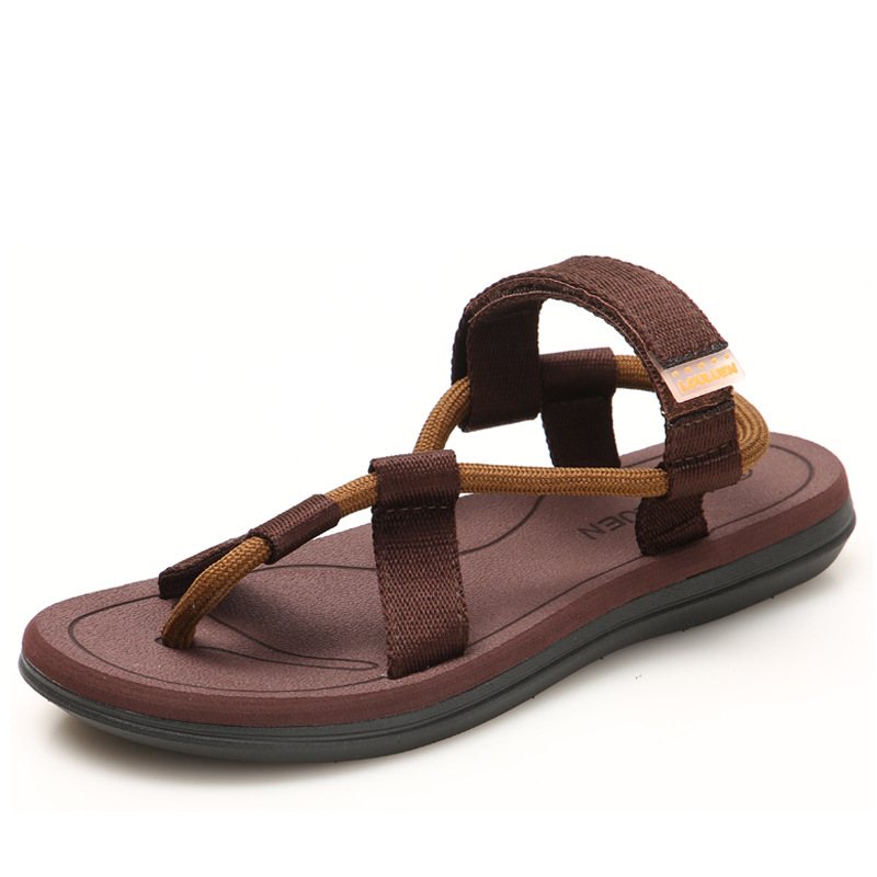 Nya Sommarstrandsandaler Flip Flops Herrpar Herr Utomhussandaler Tofflor