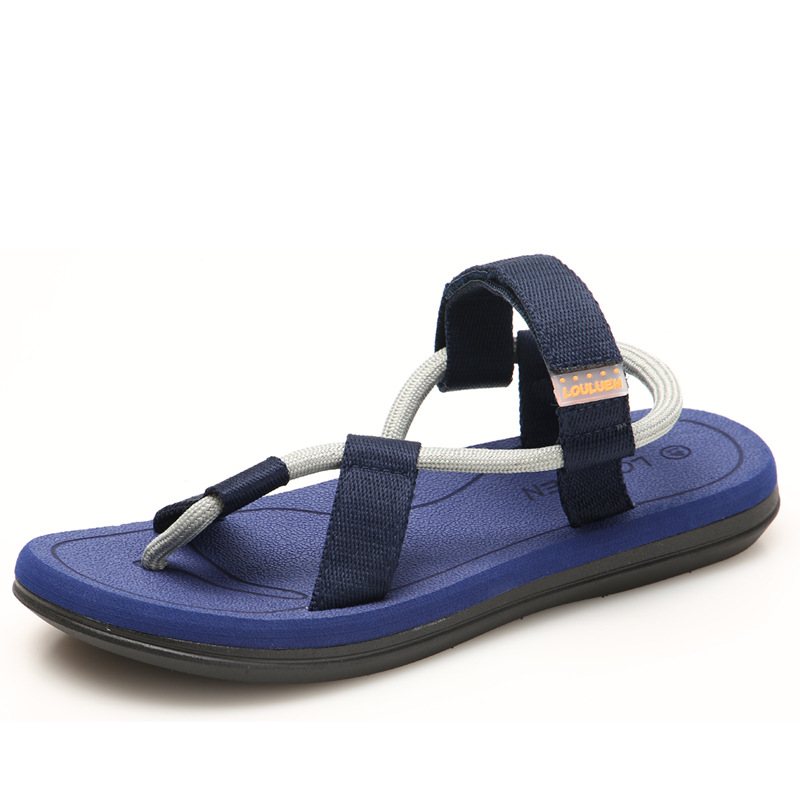 Nya Sommarstrandsandaler Flip Flops Herrpar Herr Utomhussandaler Tofflor