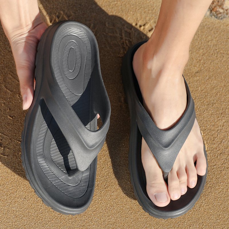 Plus Size Sommar Utomhussport Flip Flops Herr Strandskor Trendiga Personlighet Nypa Sandaler Tofflor