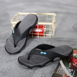 Sommaren Halkfria Flip-flops Sandaler Tofflor Ledig Personlighet Män Utomhus Strand Tidvatten Drag