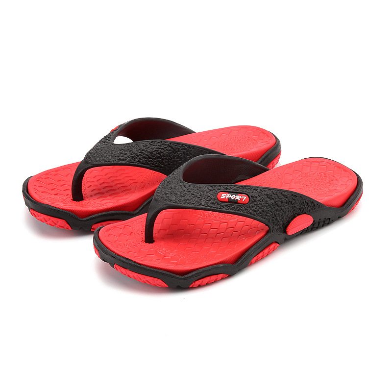 Sommaren Halkfria Flip-flops Sandaler Tofflor Ledig Personlighet Män Utomhus Strand Tidvatten Drag