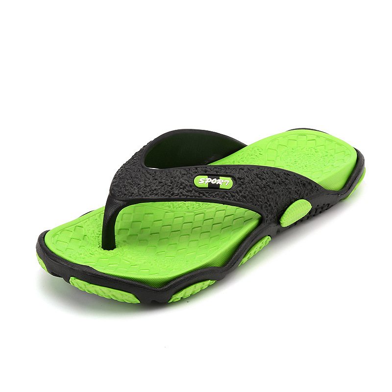 Sommaren Halkfria Flip-flops Sandaler Tofflor Ledig Personlighet Män Utomhus Strand Tidvatten Drag