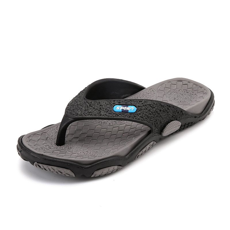 Sommaren Halkfria Flip-flops Sandaler Tofflor Ledig Personlighet Män Utomhus Strand Tidvatten Drag