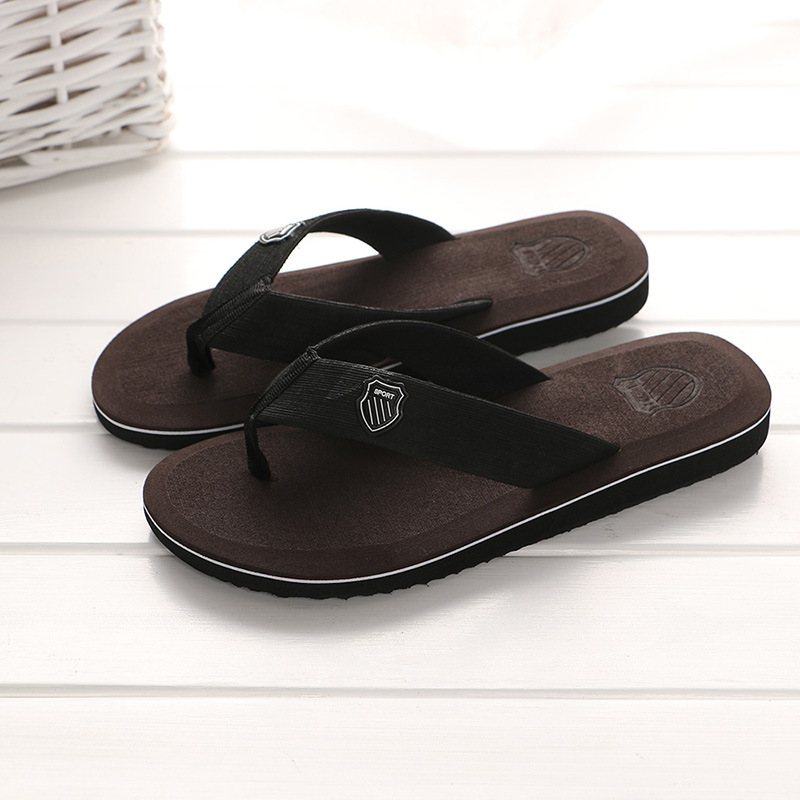 Sommartofflor Herrflip Flops Strandsandaler Tofflor Hemtofflor