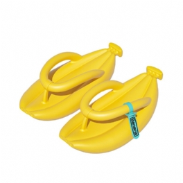 Tjocksulade Bananflipflops Herrmodetrend Par Strandsandaler Tofflor Damsommar