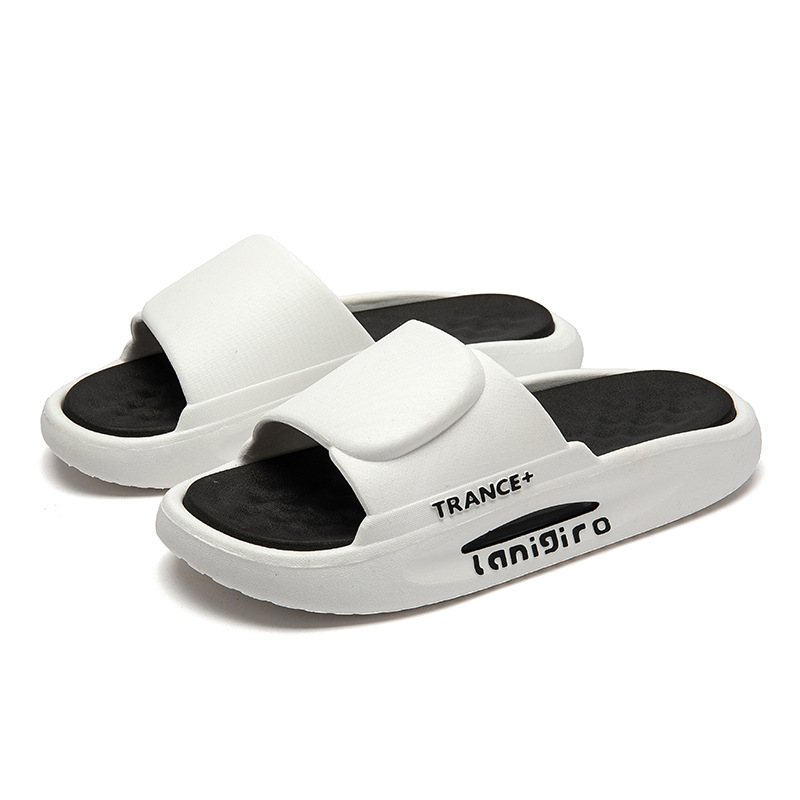 Tofflor Herr Sommar Utomhus Hem Tjock Botten Halkfria Pvc Sandaler Kvinnor