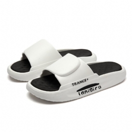 Tofflor Herr Sommar Utomhus Hem Tjock Botten Halkfria Pvc Sandaler Kvinnor