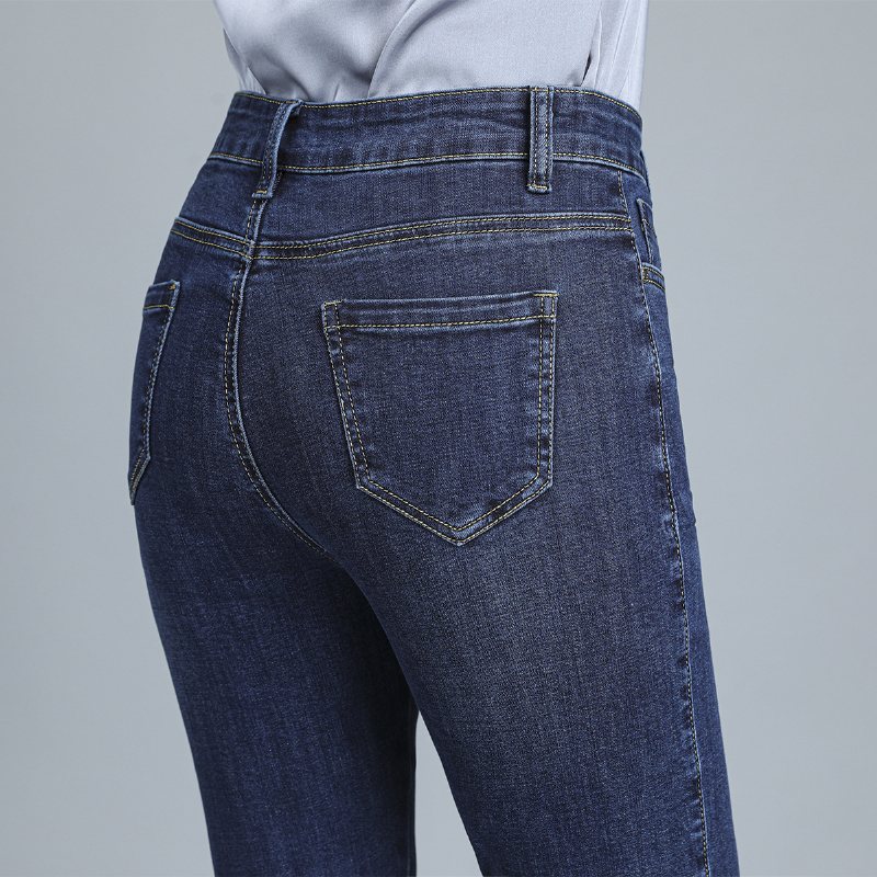 Damjeans Med Hög Midja Och Stretchig Slim Fit