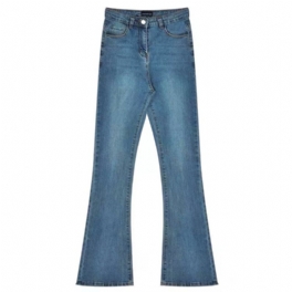 Vintage High Stretch Slim Fit Dam Jeans Hög Midja