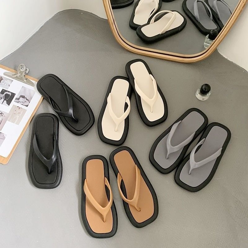 Flip Flops Dam Sommar Dam Par Halkfria Platta Sandaler Tofflor Skor Mode Strandskor