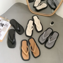 Flip Flops Dam Sommar Dam Par Halkfria Platta Sandaler Tofflor Skor Mode Strandskor