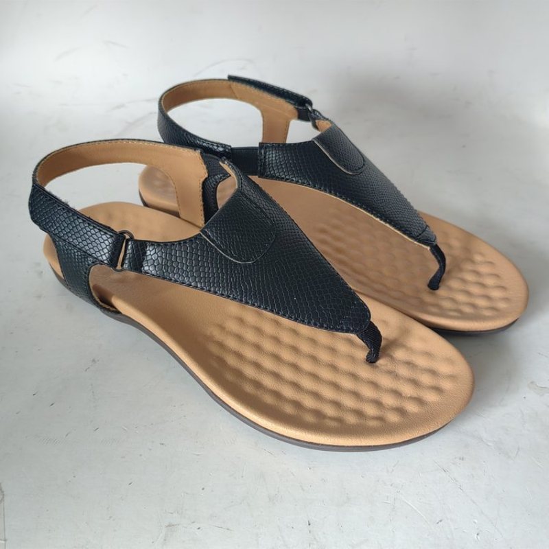 Modestora Flip-flop-sandaler För Kvinnor 2024 Nya Platta Casual Strandsandaler För