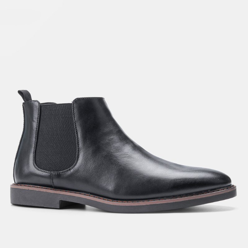 Herr Chelsea Boots Herrskor Färg Snygg Retro Plus Size Ankel