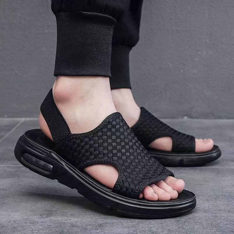 Sandaler Herr 2024 Sommar Fritid Sport Strand Andas Utomhus Personlighet Tofflor Skor Tidvatten Halkfri