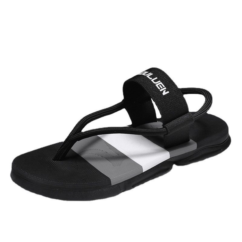 Sommaren 2024 Nya Flipflops Trendiga Strandsandaler För Män Halkfria Deodorant Slitstarka Casual