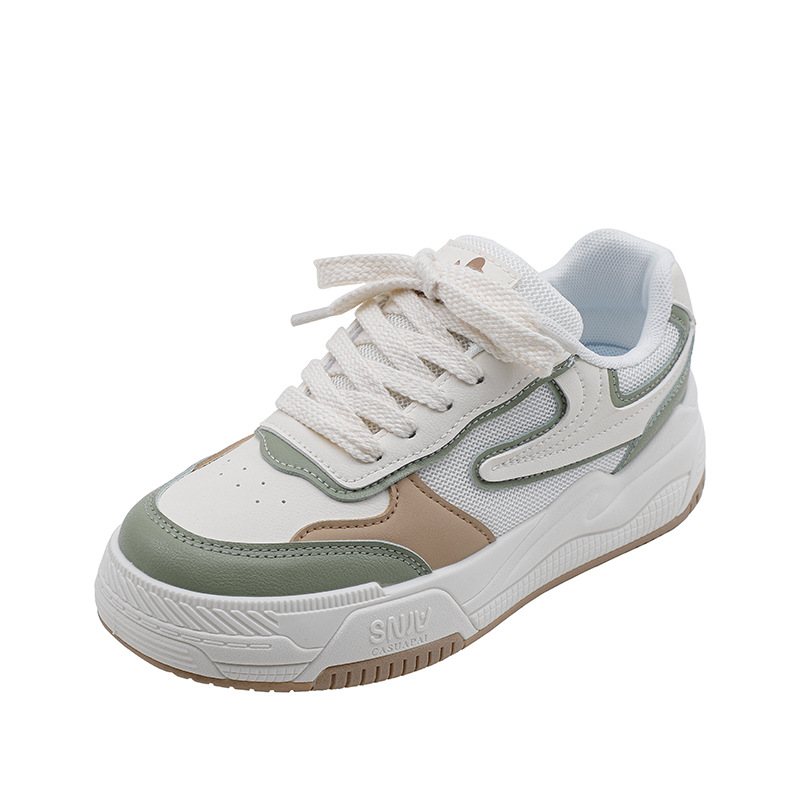 Våren 2024 Nya Mesh Fritidsskor Dammode Retro Sneakers Damskor